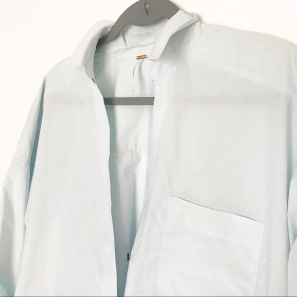 Free People Cotton Tunic - Light Blue - Picture 2 of 6